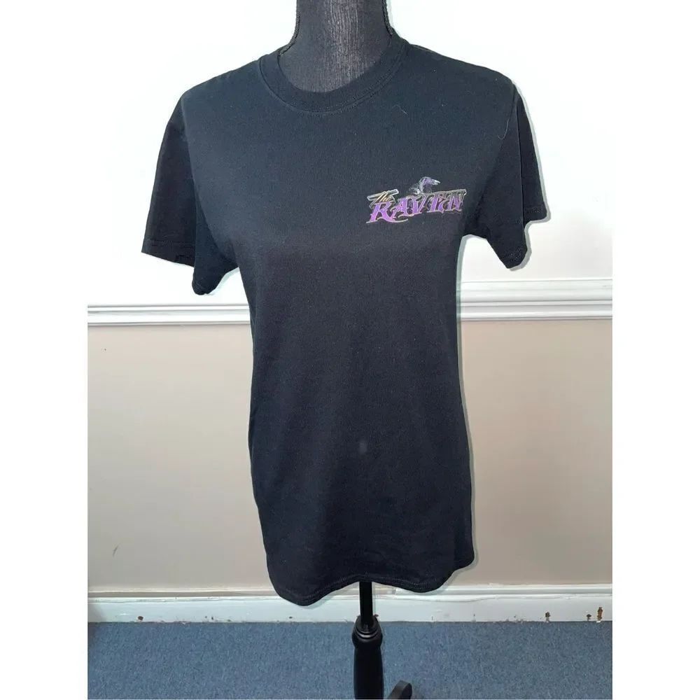 The Raven Car Black Short Sleeve Tee Shirt Size Small